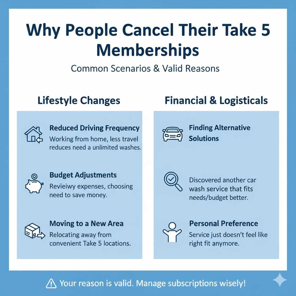 Why People Cancel Their Take 5 Memberships