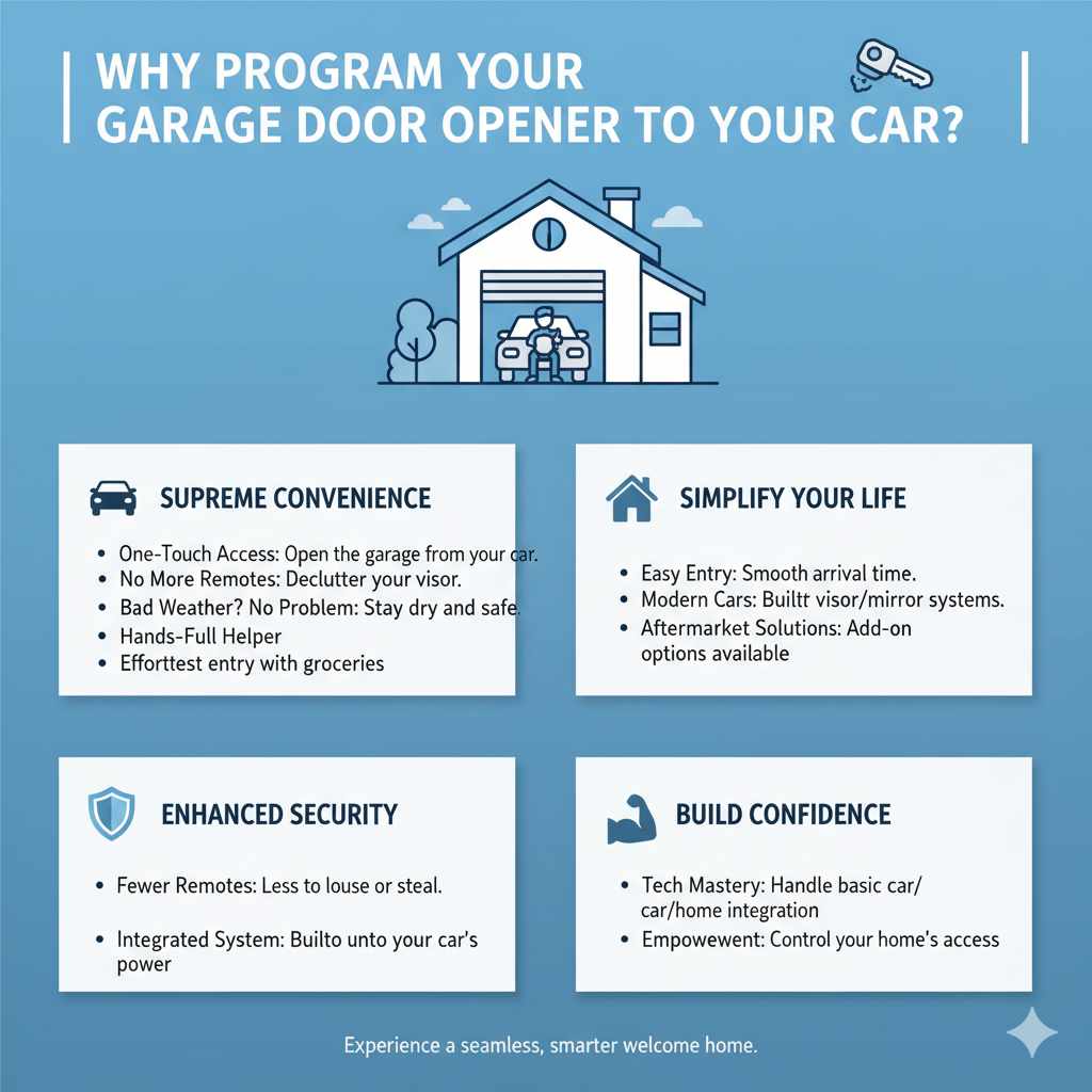Why Program Your Garage Door Opener to Your Car