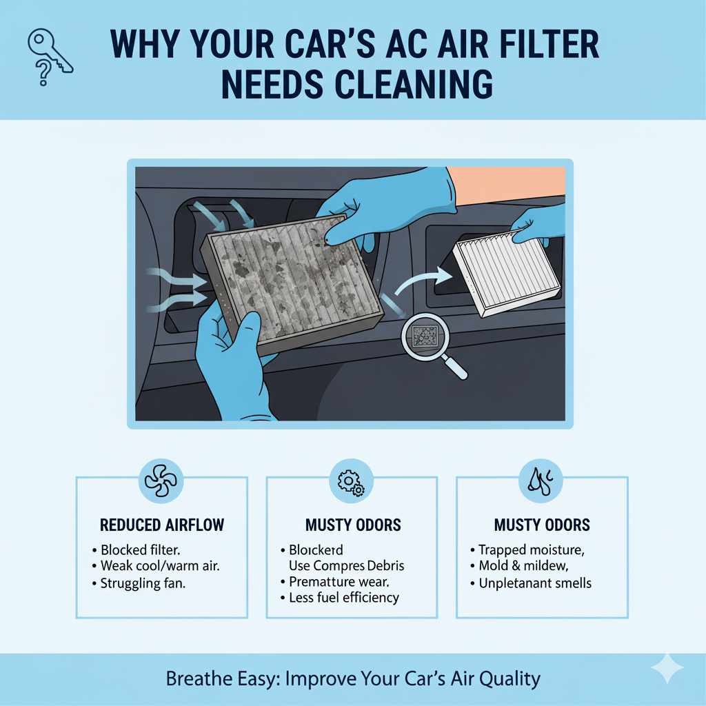 Why Your Car's AC Air Filter Needs Cleaning