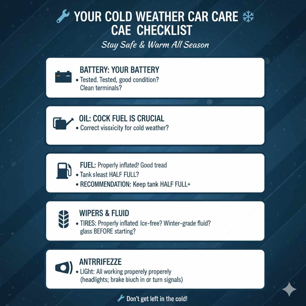 Your Cold Weather Car Care Checklist