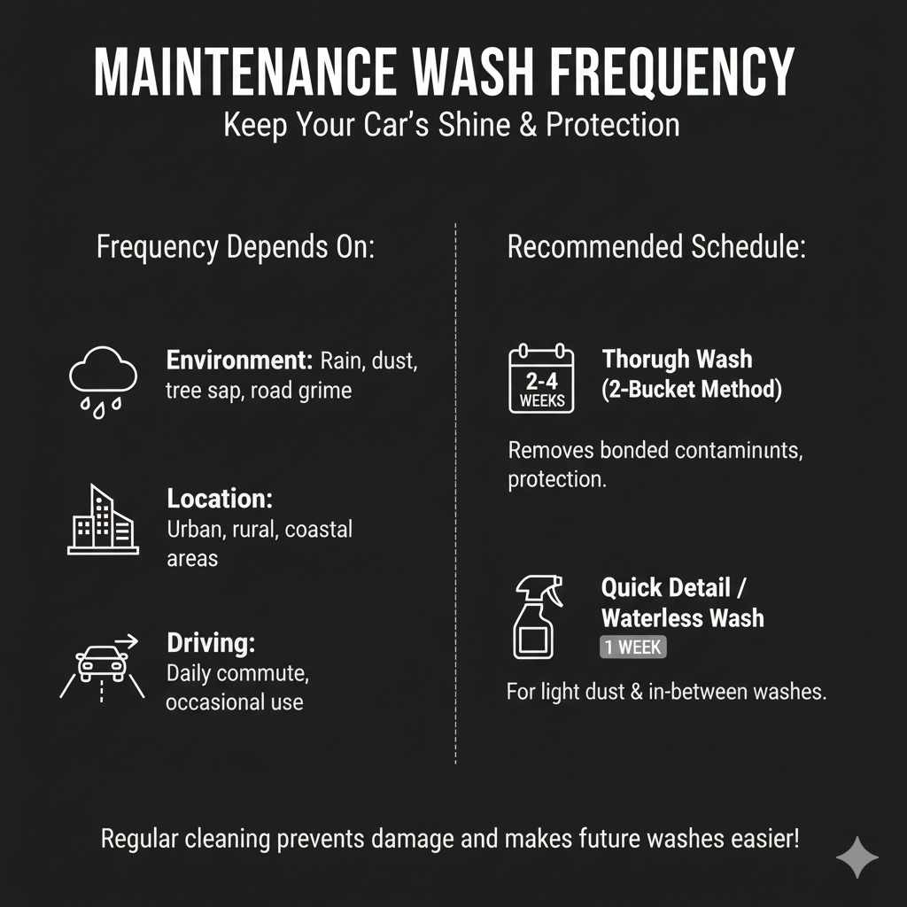 Maintenance Wash Frequency