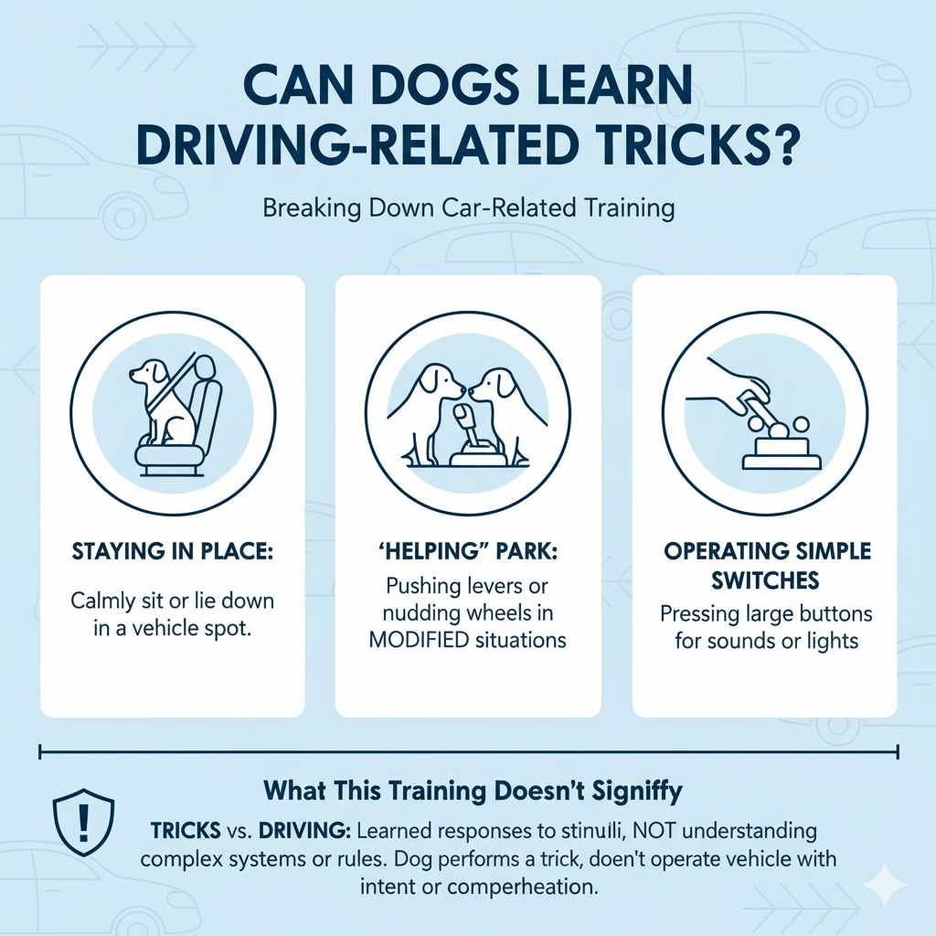 Can Dogs Learn Driving-Related Tricks?