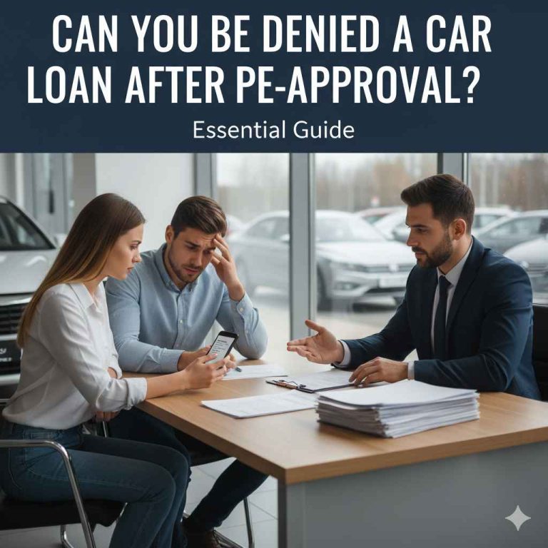 Can You Be Denied A Car Loan After Pre-Approval