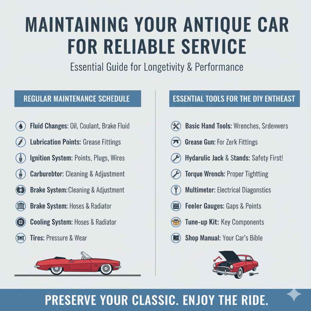 Maintaining Your Antique Car for Reliable Service