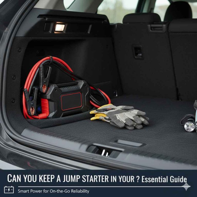 Can You Keep A Jump Starter In Your Car