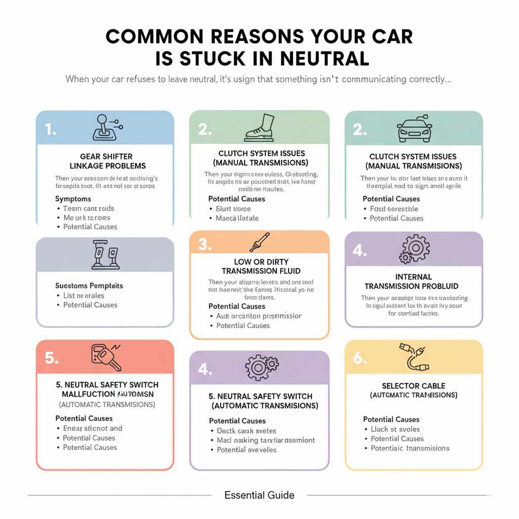Common Reasons Your Car Is Stuck In Neutral