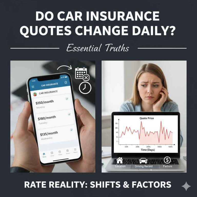 Do Car Insurance Quotes Change Daily