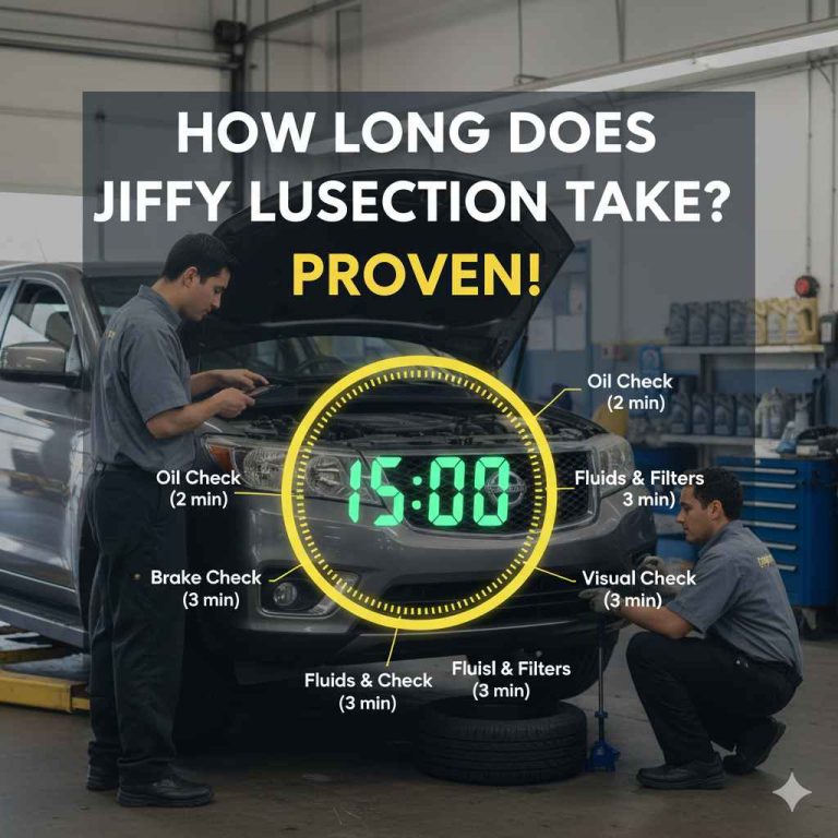 How Long Does Jiffy Lube Inspection Take