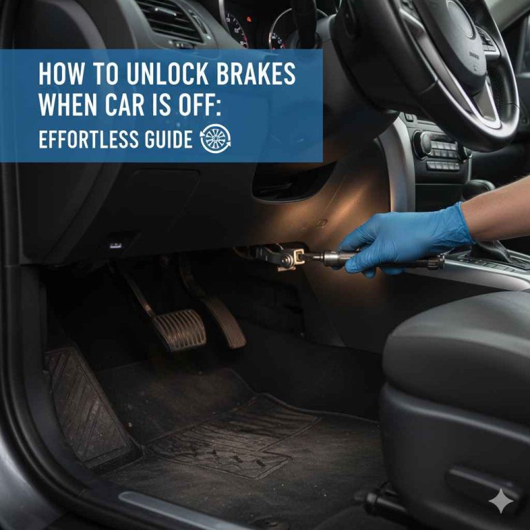 How To Unlock Brakes When Car Is Off