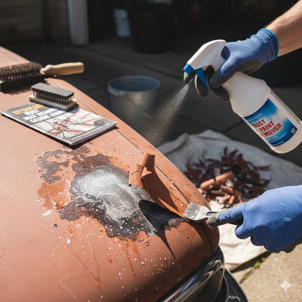 How to Remove Rusted Paint Chips