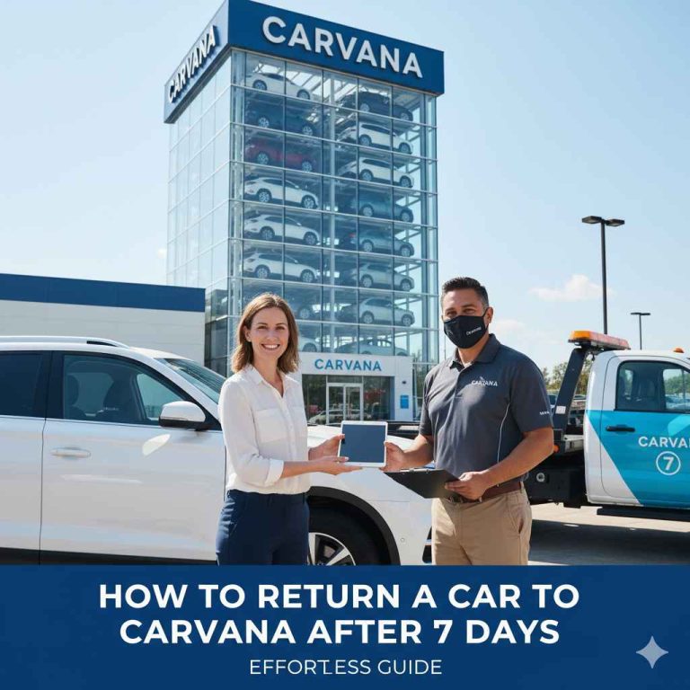 How to Return a Car to Carvana After 7 Days
