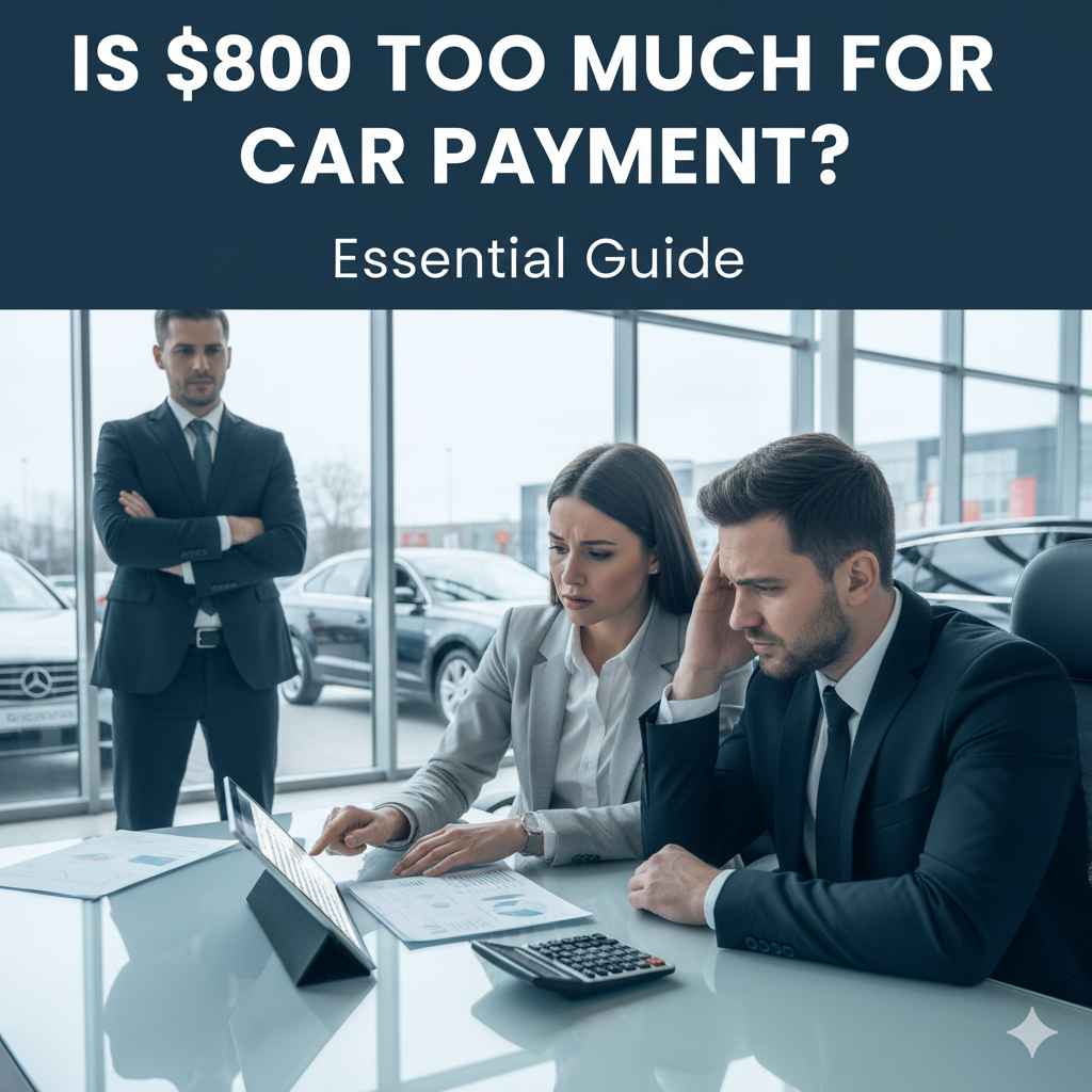 Is 800 Too Much For Car Payment