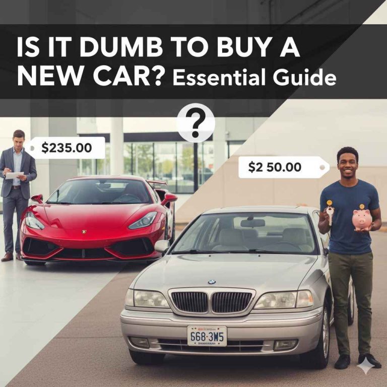 Is It Dumb To Buy A New Car