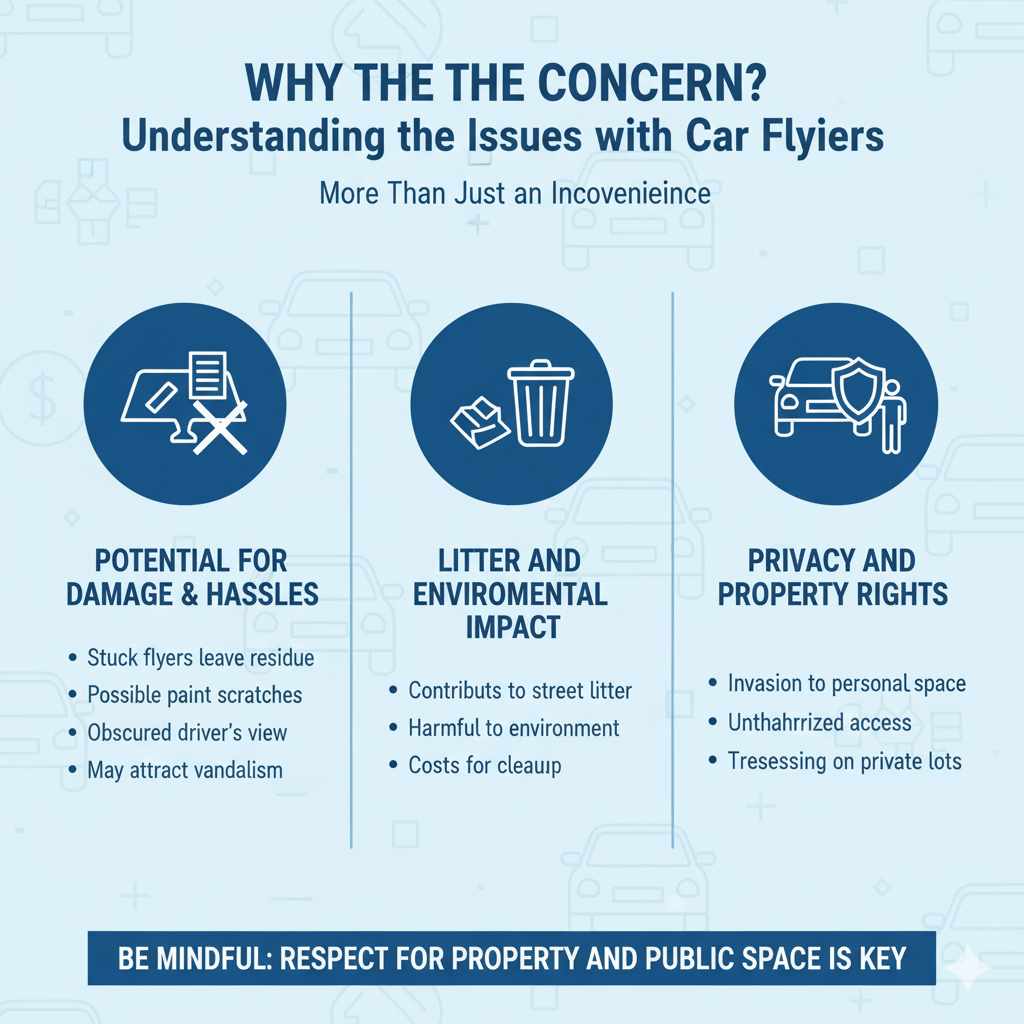 Is Putting Flyers on Cars Illegal