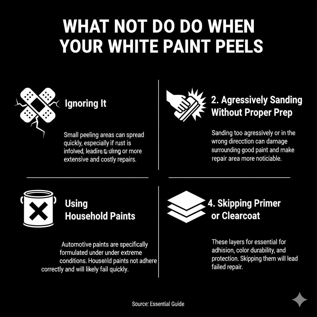 What NOT to Do When Your White Paint Peels