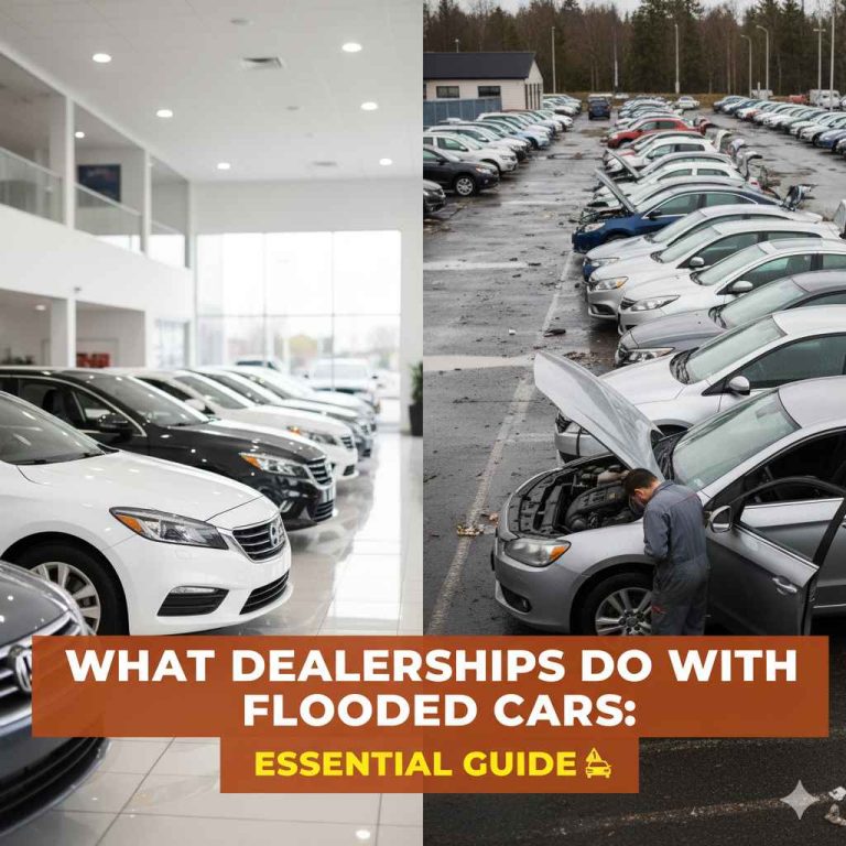 What Dealerships Do With Flooded Cars