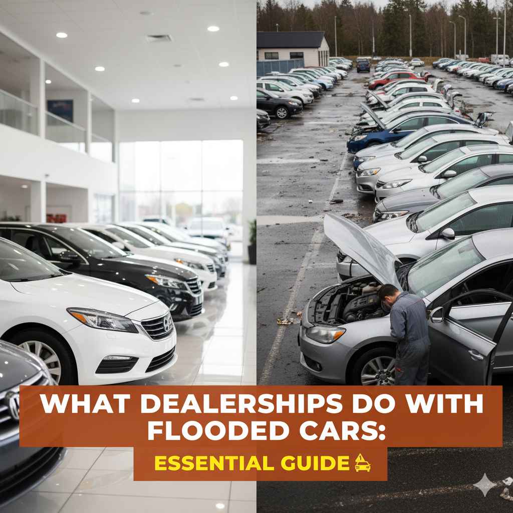 What Dealerships Do With Flooded Cars