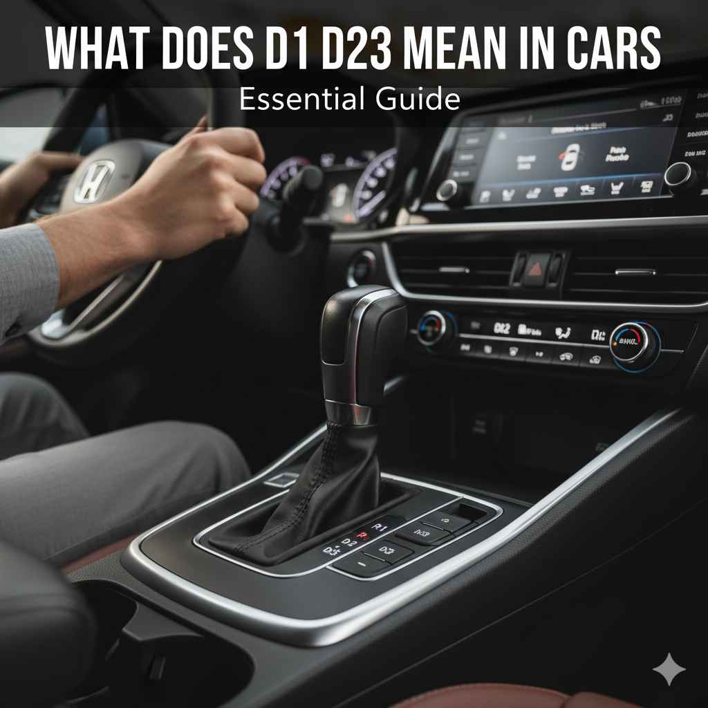 What Does D1 D2 D3 Mean In Cars