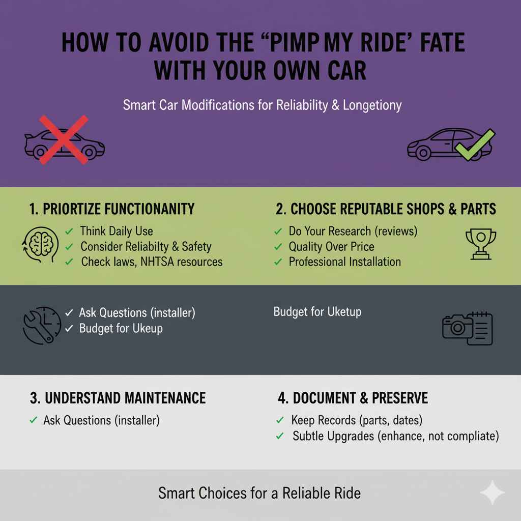 How to Avoid the "Pimp My Ride" Fate with Your Own Car