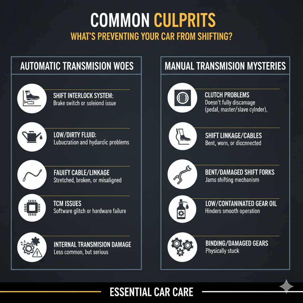 What's Preventing Your Car From Shifting