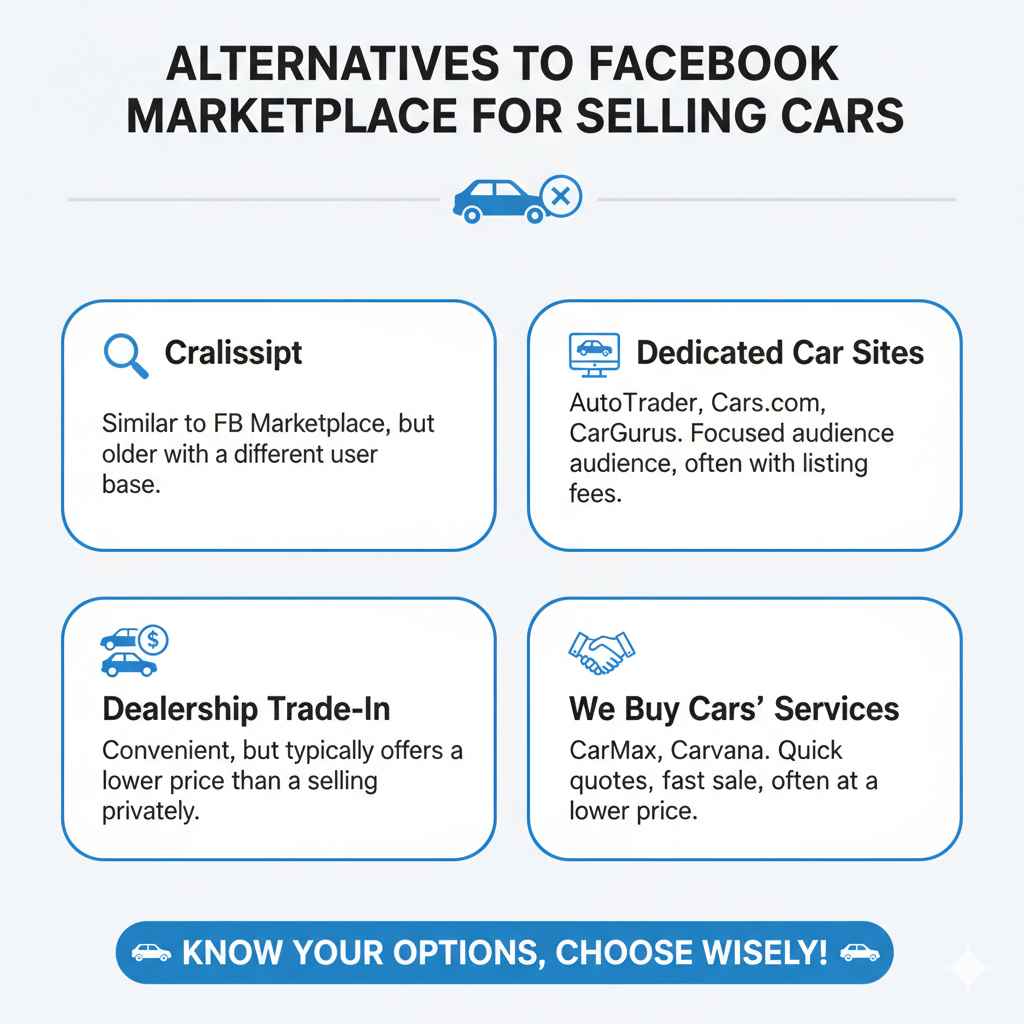 Alternatives to Facebook Marketplace for Selling Cars