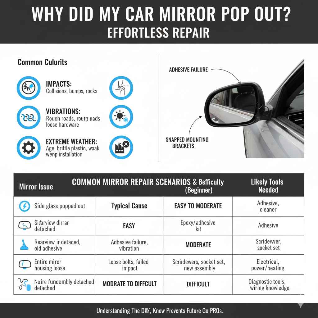 Why Did My Car Mirror Pop Out