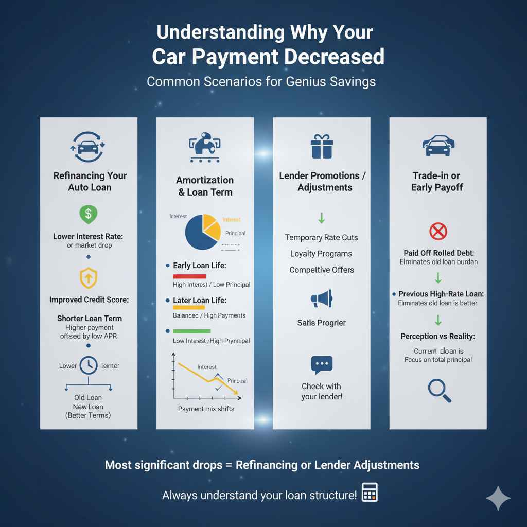 Understanding Why Your Car Payment Decreased