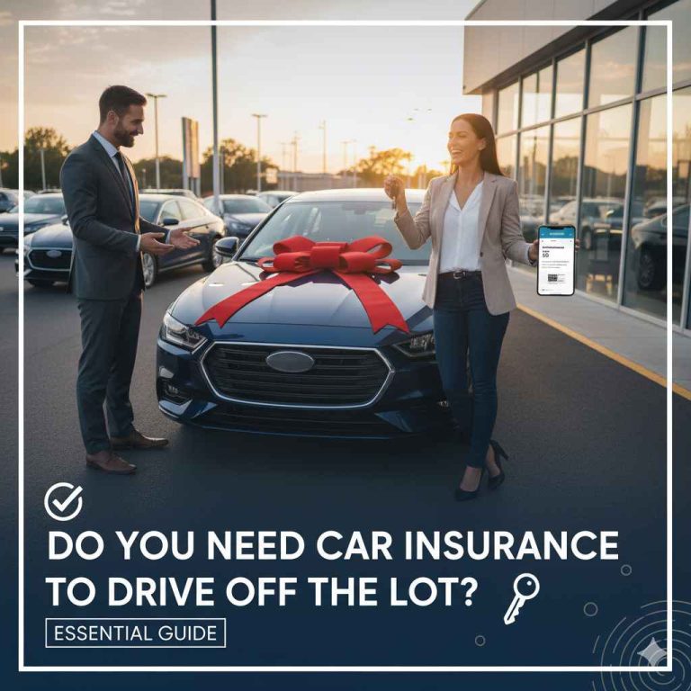 Do You Need Car Insurance To Drive Off The Lot