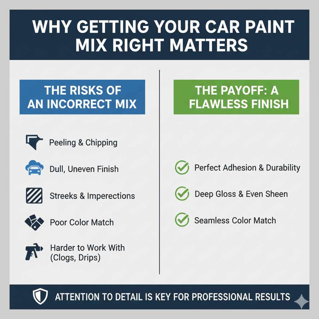 Why Getting Your Car Paint Mix Right Matters