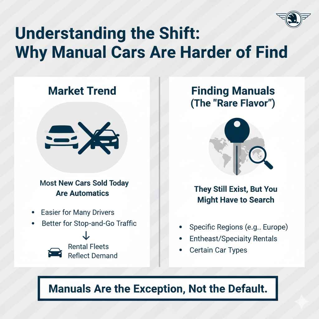 Why Manuals Are Harder to Find