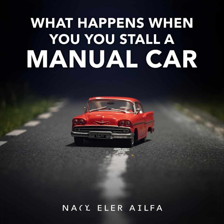 What Happens When You Stall a Manual Car