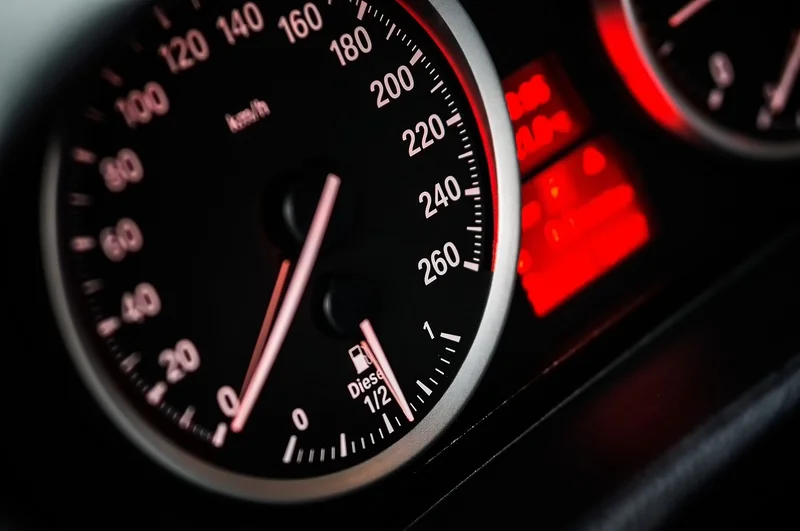 Close-up of car dashboard air conditioning vents